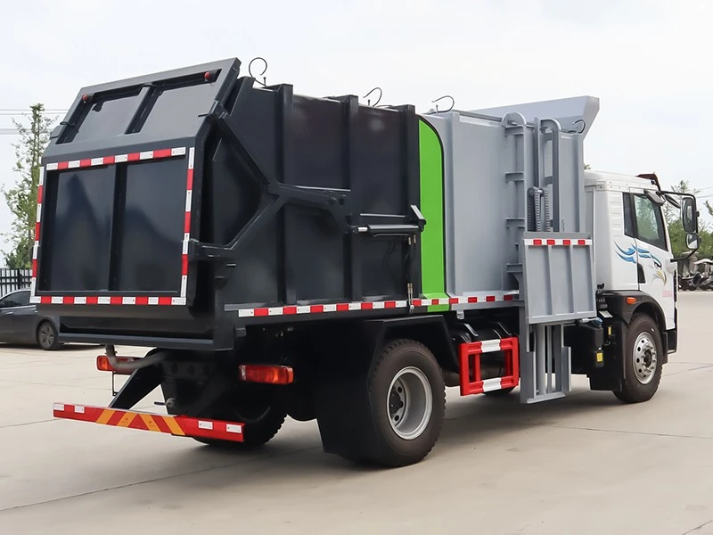 FAW 17m³ Animal Waste Side Loader Truck factory